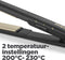 BaByliss Ceramic Straight 230 Stijltang ST089E – 2 temperatuurinstellingen tot 230°C - Multi-voltage