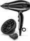 BaByliss Compact Pro 2400 6715DE Föhn - Ionische anti-pluis functie - Incl. diffuser en 2 blaasmonden - Krachtig