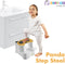 Babyloo Panda Step Stool - Yellow - kinderkruk – toiletkruk – opstap voor baby en kind – handig voor in badkamer, keuken en toilet