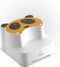 Babyloo Panda Step Stool - Yellow - kinderkruk – toiletkruk – opstap voor baby en kind – handig voor in badkamer, keuken en toilet
