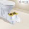 Babyloo Panda Step Stool - Yellow - kinderkruk – toiletkruk – opstap voor baby en kind – handig voor in badkamer, keuken en toilet