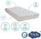 Babymatras met airconditioning - 70x140x10 cm - Omkeerbaar - Afneembare hoes - Anti-mijt - Gemaakt in Frankrijk