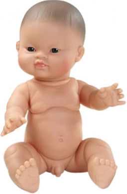 Babypop jongen donkere ogen Paola Reina