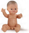 Babypop jongen donkere ogen Paola Reina