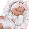 Babypop Llorens full body Meisje met slaapzak 40 cm