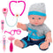 Babypop met Accessoires Colorbaby Dokter 15 x 24 x 8 cm 6 Stuks