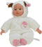 Babypop met dierenpakje groot - Schaap - 25 cm
