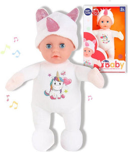 Babypop Reig Knuffel Eenhoorn 25 cm