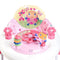 Babywalker roze Walk-A-Bout JuneBerry Delight Bright Starts loopstoel roos