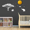 BABYZOO - Nachtlampje - Zon / Maan met stickers - Jungle, Olifant - Kinderkamer - LED