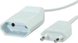 Bachmann 233.286 Stroom Verlengkabel 2.5 A Wit 5.00 m