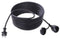 Bachmann 343.170 Stroom Verlengkabel 16 A Zwart 5.00 m H05VV-F 3G 1,5 mm²