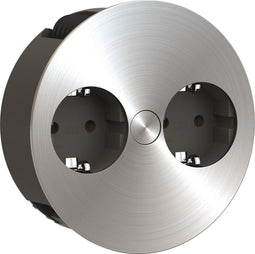 Bachmann Twist - Dubbele Contactdoos - Aanrecht