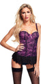 Baci Lingerie Top en string set -S- BUSTIER AND GSTRING Paars