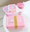 Back to school set - Drinkfles / 4 Snackdozen / Lunchbox - Eenhoorn - A Little lovely company