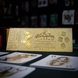 Back to the Future: Biff Tannen Museum Entrance 24k Gold Plated Ticket Replica