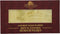 Back to the Future: Biff Tannen Museum Entrance 24k Gold Plated Ticket Replica