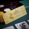 Back to the Future: Biff Tannen Museum Entrance 24k Gold Plated Ticket Replica