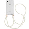 Backcover met koord + armband - Parels voor de iPhone SE (2022 / 2020) / 8 / 7 - Transparant