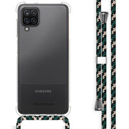 Backcover met koord voor de Samsung Galaxy A12 - Groen
