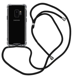 Backcover met koord voor de Samsung Galaxy S9 - Zwart
