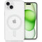 Backcover met MagSafe voor de iPhone 15 Plus - Transparant