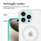 Backcover met MagSafe voor de iPhone 15 Pro Max - Transparant