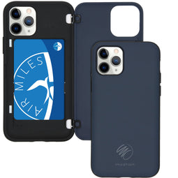 Backcover met pashouder voor de iPhone 11 Pro - Donkerblauw