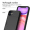 Backcover met pasjeshouder voor de iPhone 11 - Zwart
