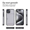 Backcover met pasjeshouder voor de iPhone 15 - Grijs