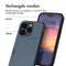 Backcover met pasjeshouder voor de iPhone 15 Pro - Donkerblauw