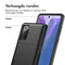 Backcover met pasjeshouder voor de Samsung Galaxy S20 FE - Zwart