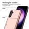 Backcover met pasjeshouder voor de Samsung Galaxy S23 FE - Rosé Goud