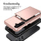 Backcover met pasjeshouder voor de Samsung Galaxy S23 FE - Rosé Goud