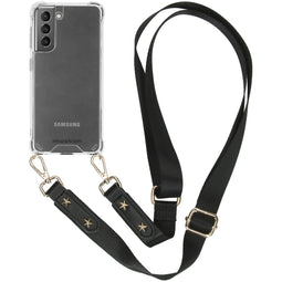 Backcover met strap voor de Samsung Galaxy S21 - Transparant