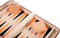 Backgammon 9'' beige zipper, beige/ oranje/zwart