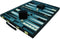 Backgammon Koffer 46 cm. Zwart Effen HOT Games