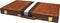 Backgammon Koffer Bruin