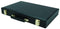 Backgammonkoffer 38 cm. Zwart effen