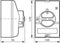 BACO 172961 Lastscheidingsschakelaar 20 A 1 x 90 ° Geel, Rood 1 stuk(s)