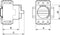 BACO 174105 Lastscheidingsschakelaar 32 A 1 x 90 ° Grijs, Zwart 1 stuk(s)