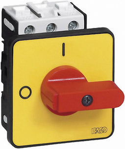 BACO BA172002 Netschakelaar 25 A 1 x 90 ° Geel, Rood 1 stuk(s)
