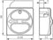 BACO BA172002 Netschakelaar 25 A 1 x 90 ° Geel, Rood 1 stuk(s)