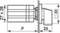 BACO BA223507 Keuzetoets 2 x 45 ° 1 stuk(s)