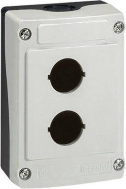 BACO BALBX0200 Lege behuizing 2 inbouwplaatsen (l x b x h) 107 x 74 x 47.9 mm Grijs, Zwart 1 stuk(s)