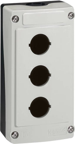 BACO BALBX0300 Lege behuizing 3 inbouwplaatsen (l x b x h) 140 x 74 x 47.9 mm Grijs, Zwart 1 stuk(s)