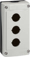BACO BALBX0300 Lege behuizing 3 inbouwplaatsen (l x b x h) 140 x 74 x 47.9 mm Grijs, Zwart 1 stuk(s)