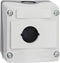 BACO LBX0100 Lege behuizing 1 inbouwplaats (l x b x h) 74 x 74 x 47.9 mm Grijs, Zwart 1 stuk(s)