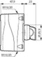 BACO LBX12510 Draaischakelaar In behuizing Zwart, Grijs Draai-ontgrendeling 1 stuk(s)
