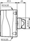 BACO LBX12510 Draaischakelaar In behuizing Zwart, Grijs Draai-ontgrendeling 1 stuk(s)